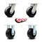 Service Caster 5 Inch Kingpinless Polyolefin Wheel Swivel Caster Swivel 2 Rigid SCC, 2PK SCC-KP30S520-POR-2-R-2 - alternate 4